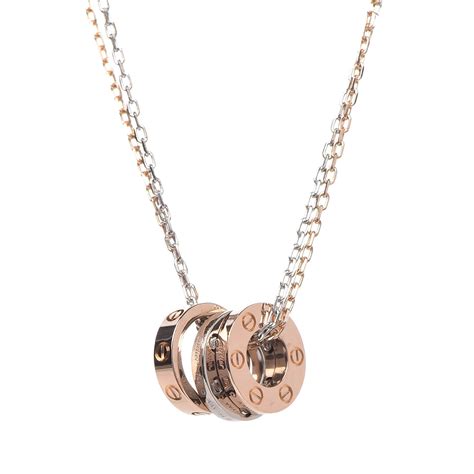 cartier ring necklace